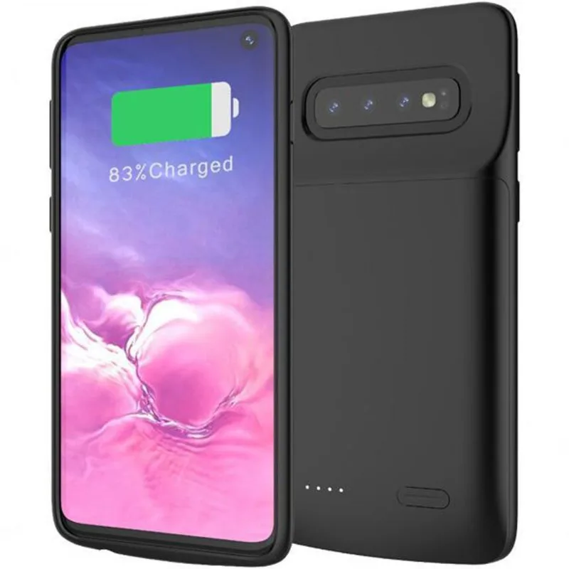Capa Carregadora Para Galaxy S10 Plus + Carregador 5.000 Mah