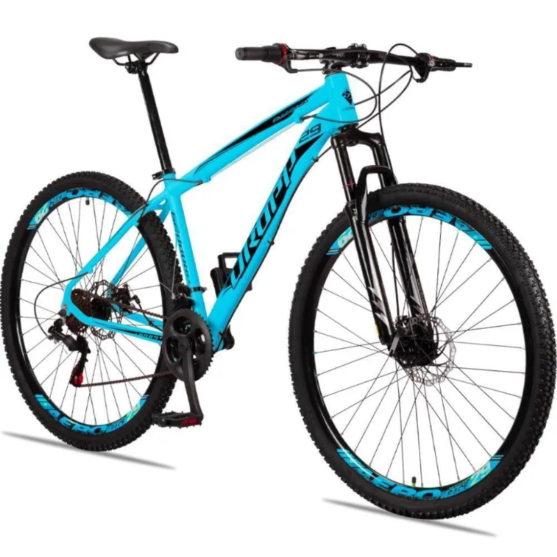 Bicicleta 29 Dropp Aluminum Azul + preto