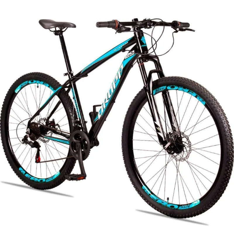Bicicleta 29 Dropp Aluminum Preto + azul