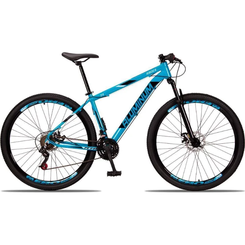Bicicleta 29 Aluminum Raider Azul + preto
