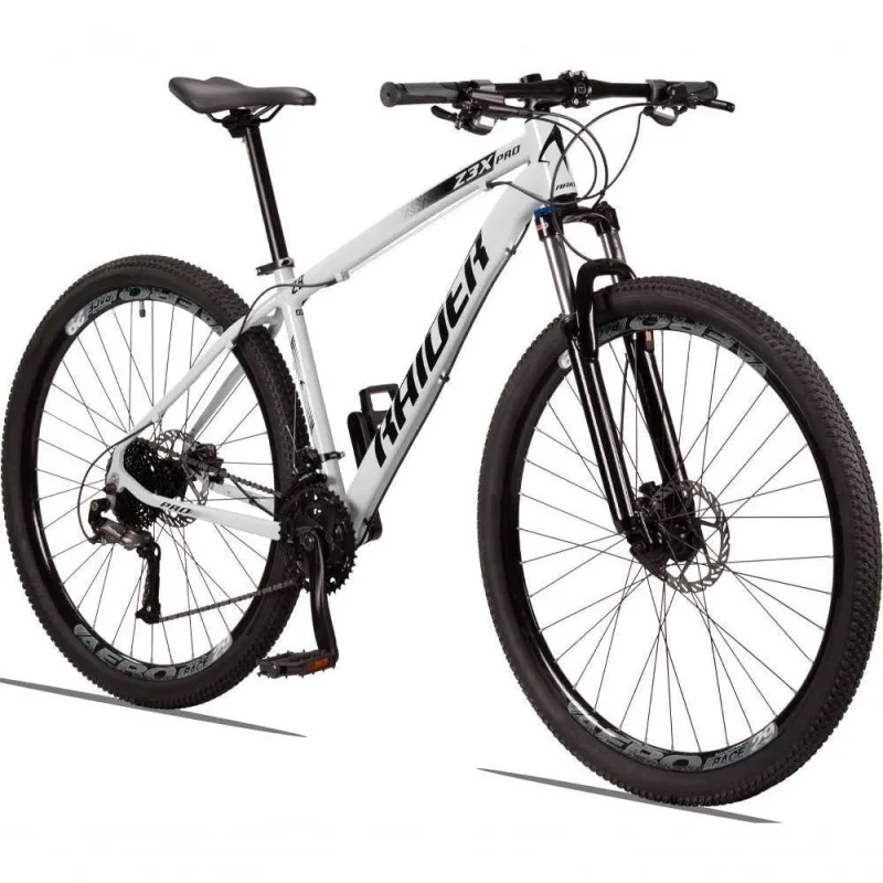 Bicicleta 29 Raider Z3X Pro 27V Câmbio Traseiro Branco + Preto - Não Disponível