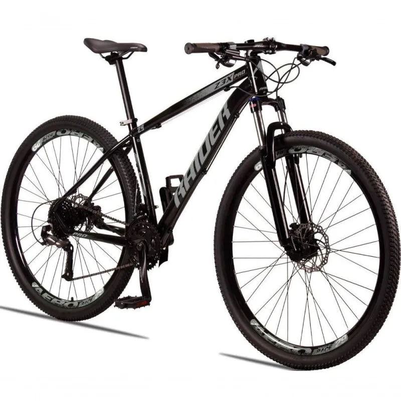 Bicicleta 29 Raider Z3X Pro 27V Câmbio Traseiro Preto + Cinza - Não Disponível