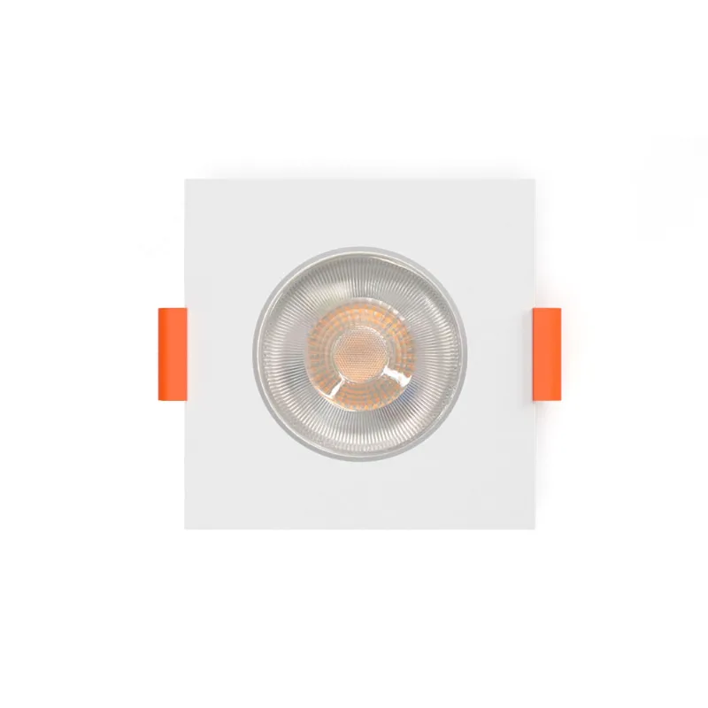 Easy Led Quadrado Branco 3W 6500K 7,5X7,5Cm Bronzearte Llumm