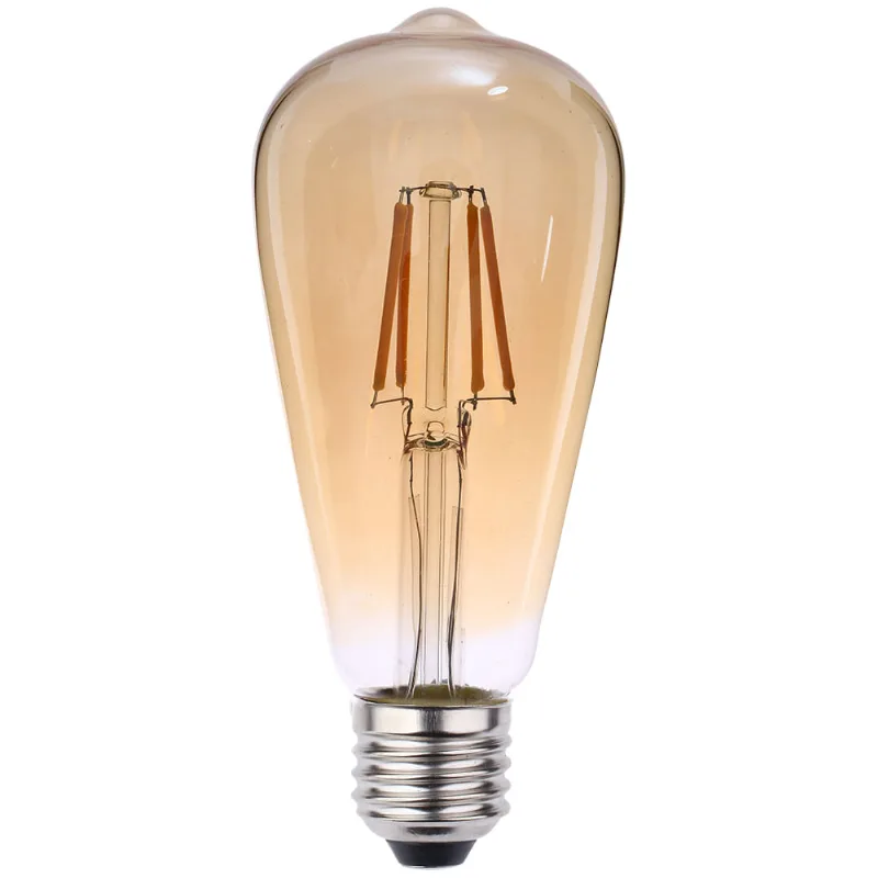 Lâmpada Filamento Led Pera 4W 2200K Bivolt LLumm Bronzearte