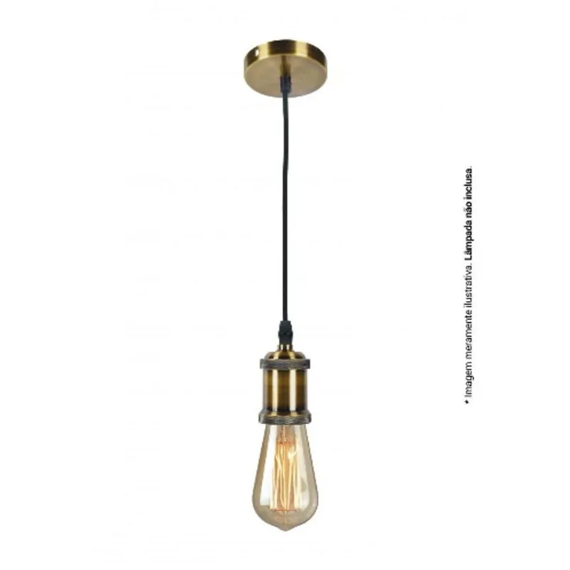 Pendente Decor Bronze E27 Bronzearte Llumm