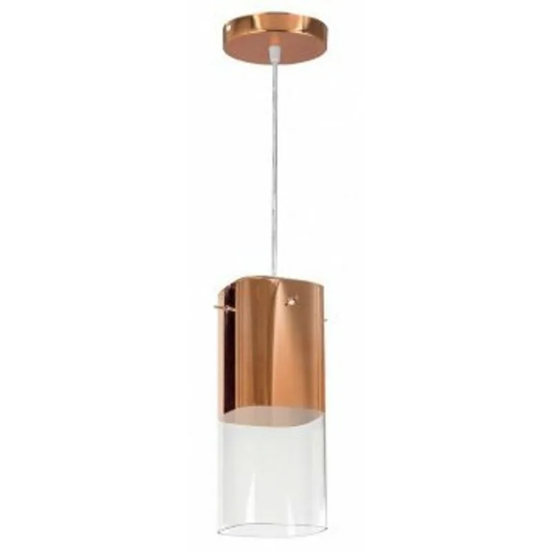 Pendente Mirage 10x10x27cm 1xE27 Cobre Bronzearte