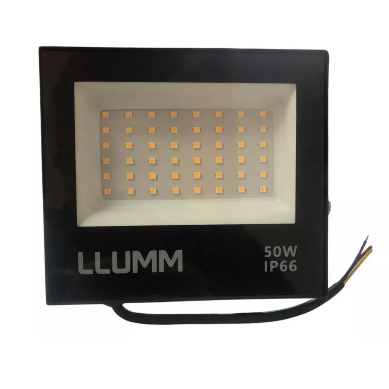 Refletor LED de Alumínio Deep Fit IP66 50W 3750 Lúmens Bivolt Bronzearte Refletor de LED Deep Fit 50W IP66 3750 Lúmens Luz Branca