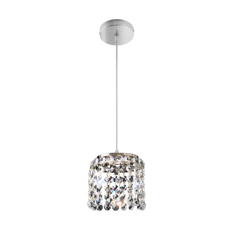 Pendente Milano Cristal Redondo 12Xh10,5Cm 1 Luz G9 Bronzearte Llumm