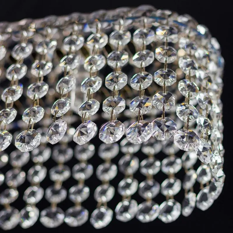 Pendente Milano Cristal 60X11,5Xh11Mm 4 Luzes G9 Bronzearte Llumm