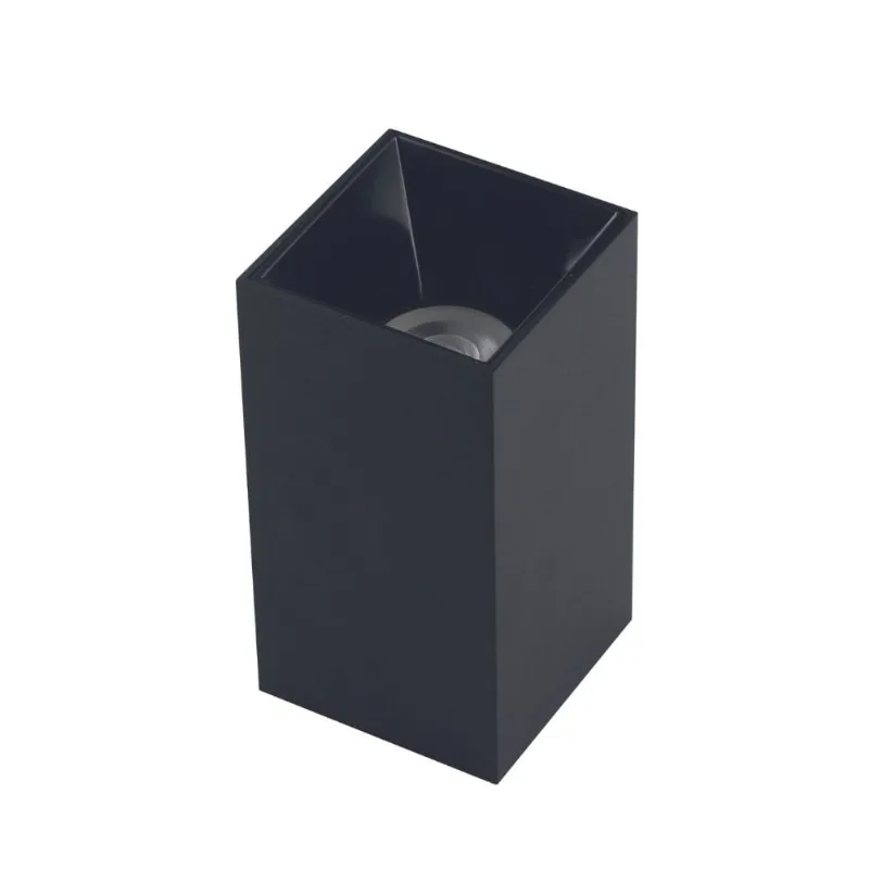 Plafon Sobrepor High End Quadrado 74X74mm preto Bronzearte