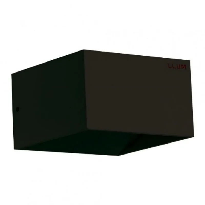 Arandela Sensitive Preta Led Bivolt 4W 3000K Ip65 12X12 Bronzearte