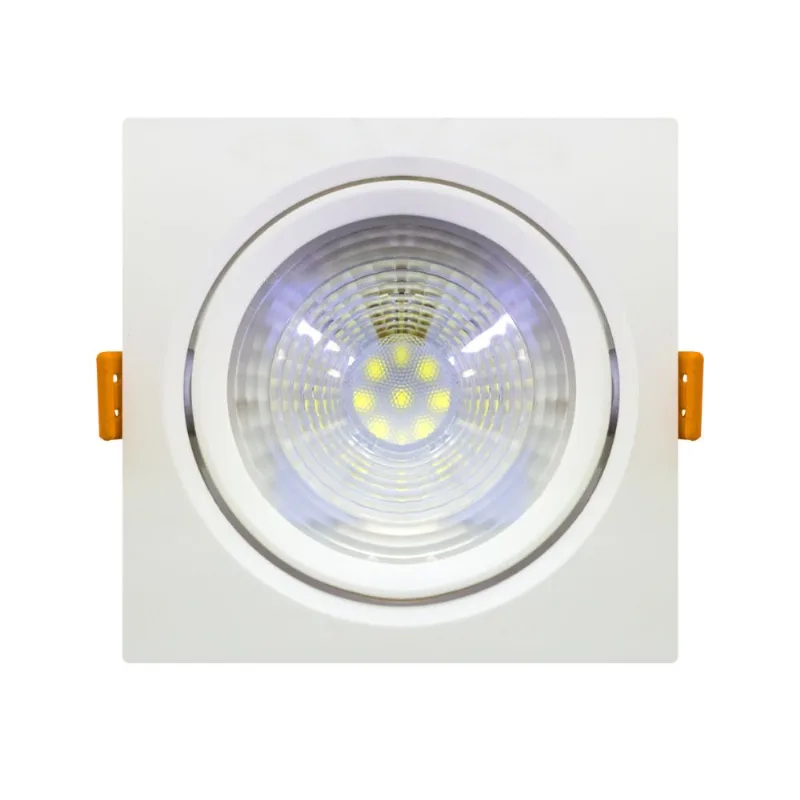 Spot Embutir Easy Led Quadrado 14W 6500K Branco LLumm Bronzearte Spot Embutir Easyled 14X14CM 14W 6500K Bivolt Bronzearte
