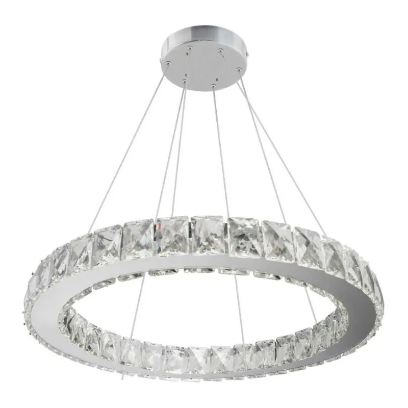 Pendente Tokyo Led Redondo 1 Aro 60cm 35w 4000k Bronzearte