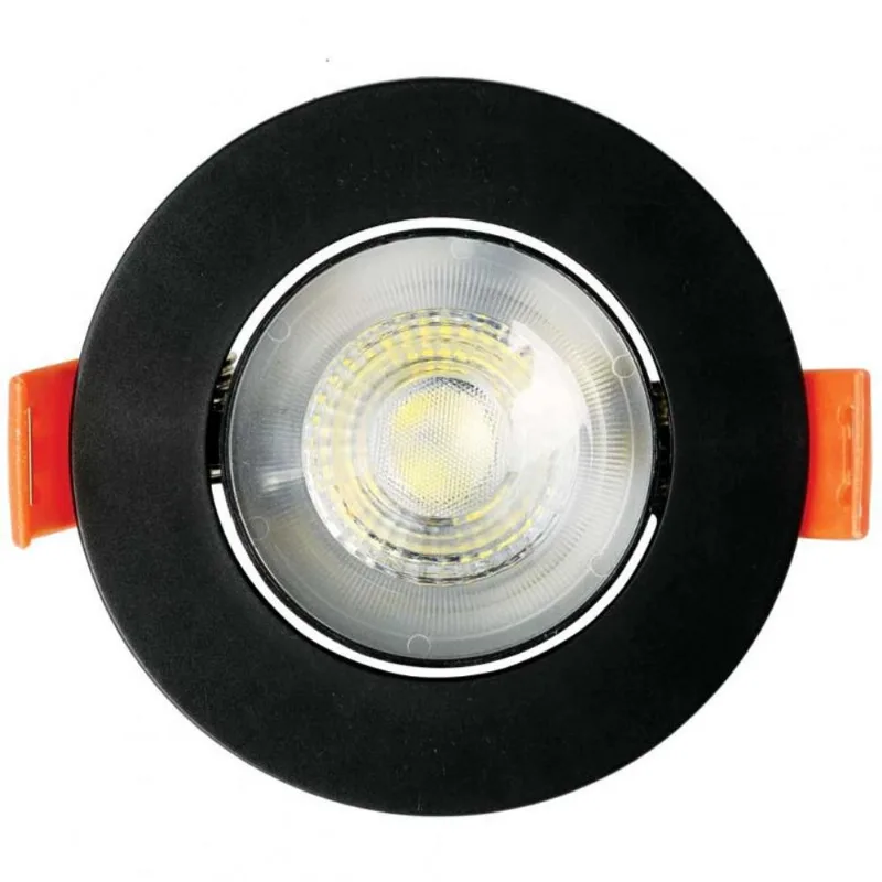 Spot Embutir Easy Led Redondo 5W 4000K Preto LLumm Bronzearte