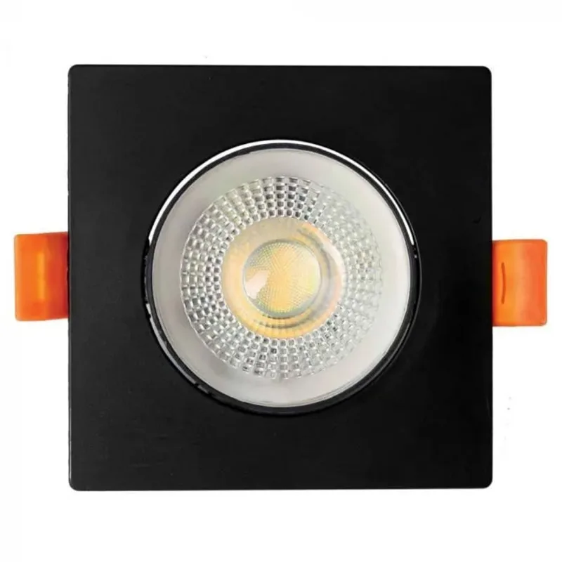 Spot Embutir Easy Led Quadrado 5W 4000K Preto LLumm Bronzearte