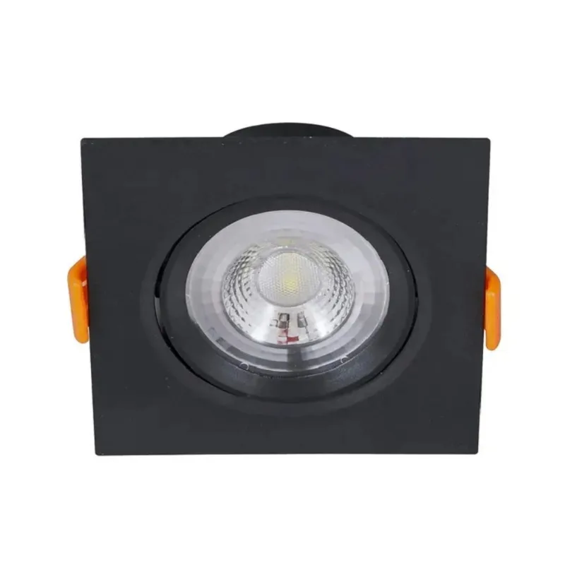 Spot Embutir Easy Led Quadrado 5W 6500K Preto LLumm Bronzearte