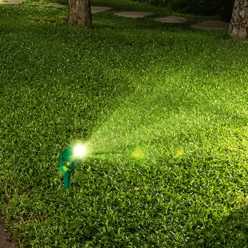 Espeto De Jardim Led 5W IP65 Luz Verde Corpo Verde LLumm Bronzearte