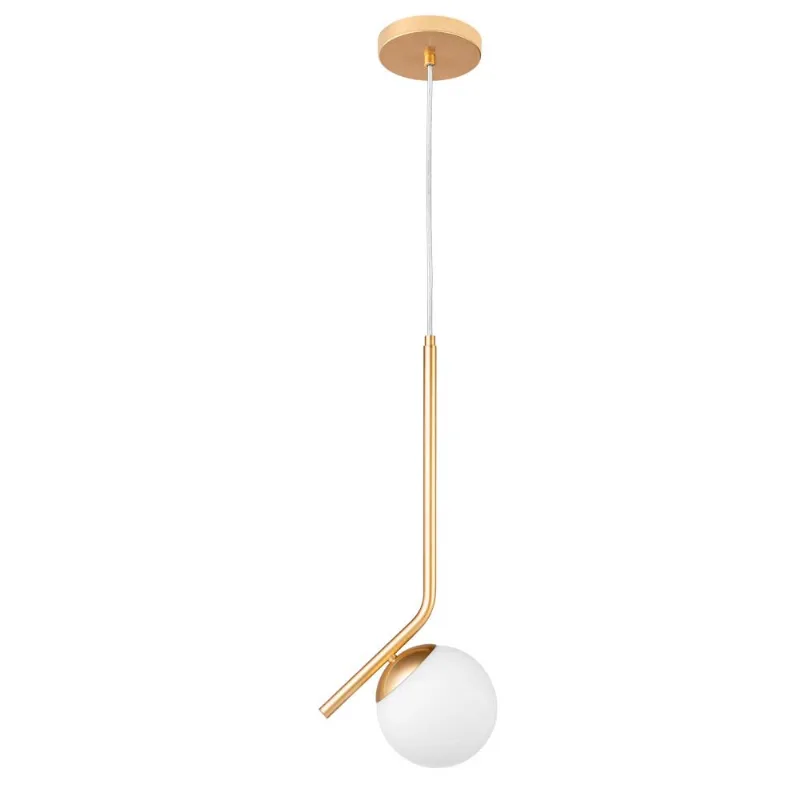Pendente Dreams Curve 1 Luz E27 Gold LLumm Bronzearte