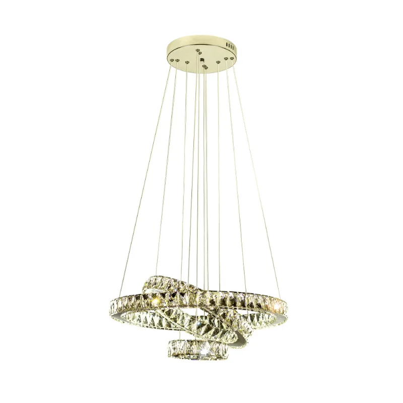 Pendente ToKyo Led Redondo 3 Luzes 77W 4000K Gold LLumm Bronzearte
