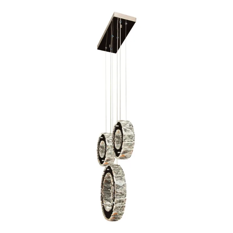 Pendente ToKyo Rings Redondo 3 Luzes 20W 4000K LLumm Bronzearte