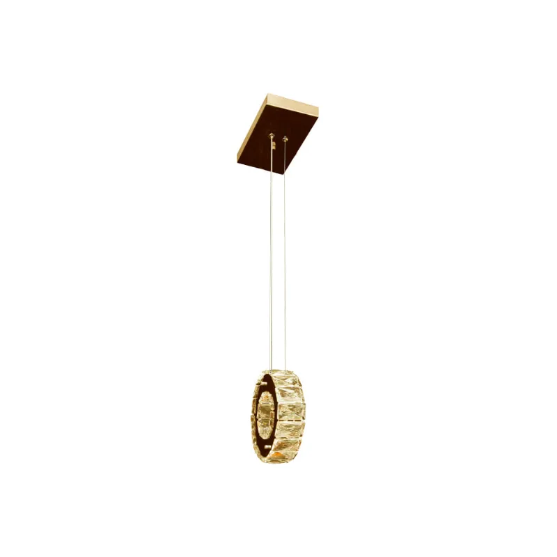 Pendente ToKyo Rings Redondo 1 Luz 7W 4000K Gold LLumm Bronzearte