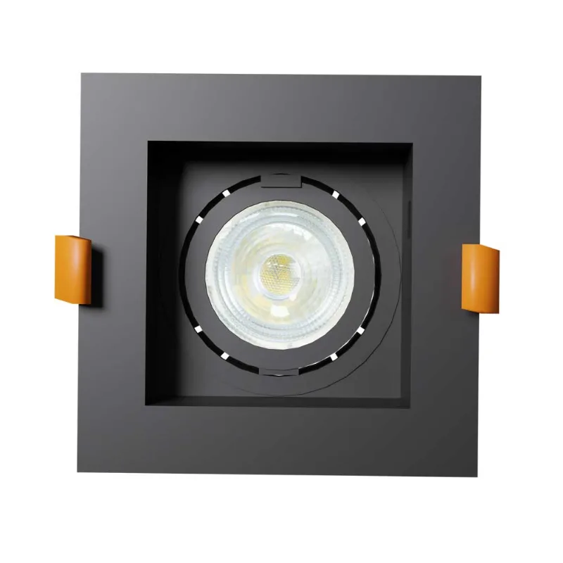 Spot De Embutir Orbital Pc MR11 Preto LLumm Bronzearte