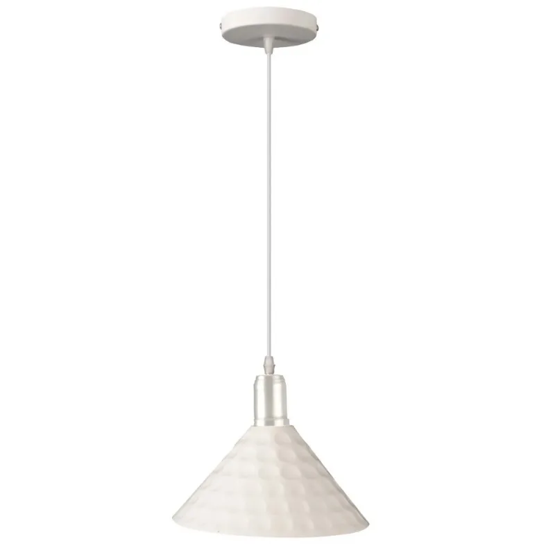 Pendente Aquarela Hat Branco LLumm Bronzearte