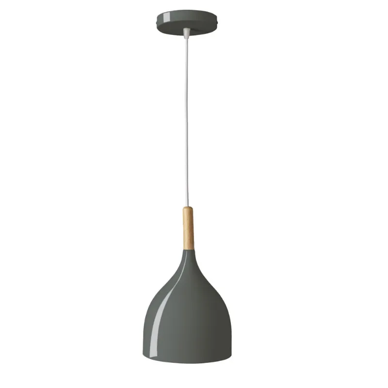 Pendente Aquarela Gota 3 Luzes Cinza LLumm Bronzearte