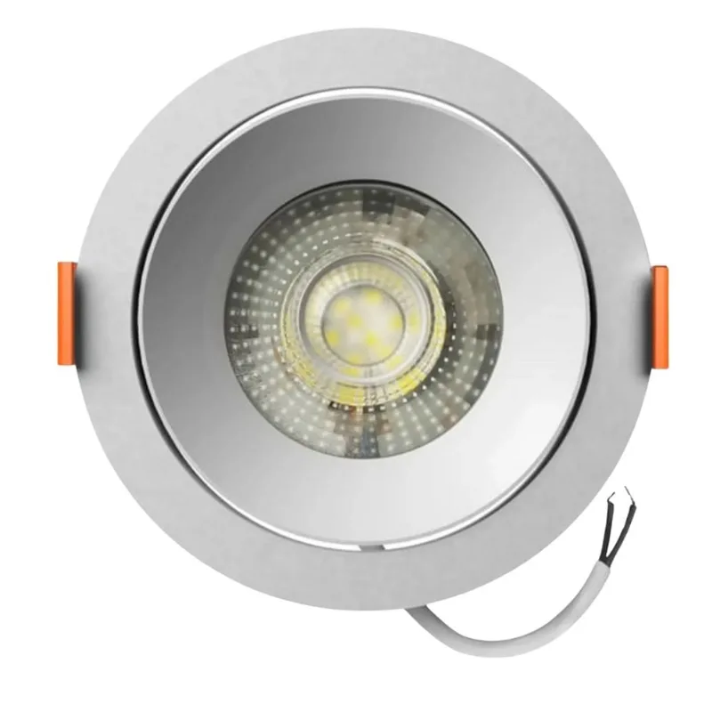 Spot LED de Embutir Easy Decor Redondo Branco 7W Bivolt Bronzearte Spot Led Easy Decor Embutir Redondo Branco 7W 630 Lúmens Luz Neutra