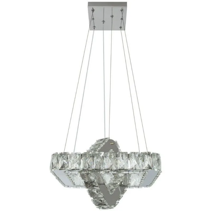 Pendente LED Bronzearte Tokyo Duplo 30W 4K QD 30x30cm