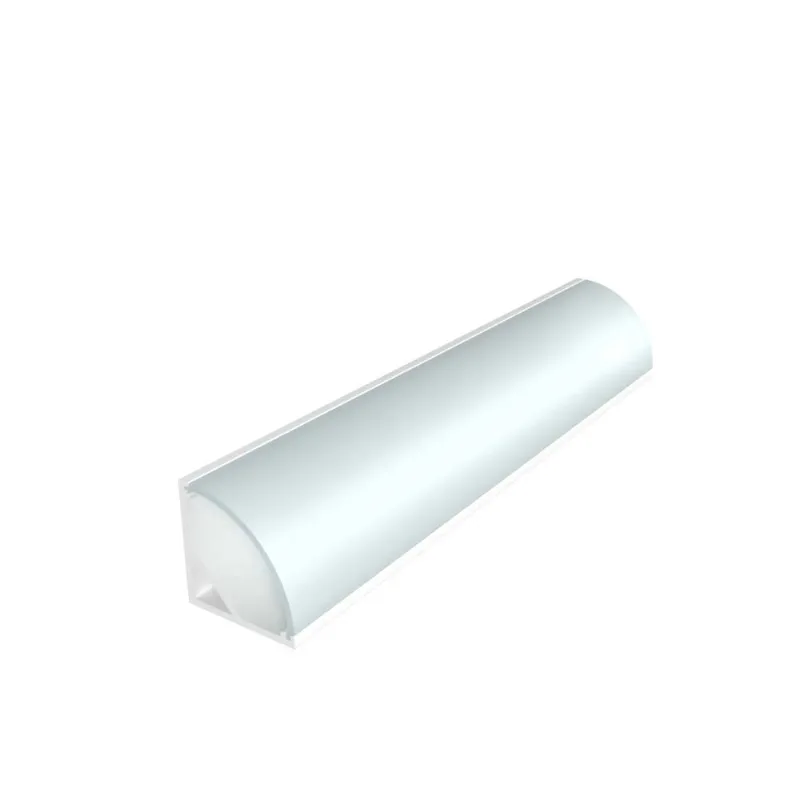 Perfil De Sobrepor Alumínio 2 Metros 15,5X15,5Mm Branco Llumm Bronzearte