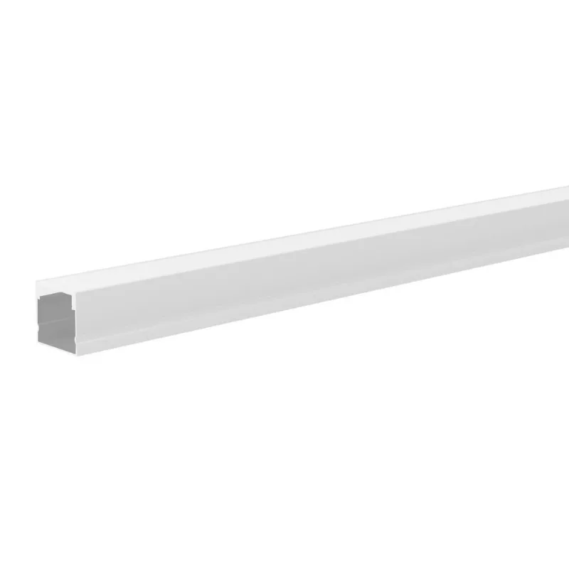 Perfil De Sobrepor Alumínio 1 Metro 19,6X20Mm Branco Llumm Bronzearte