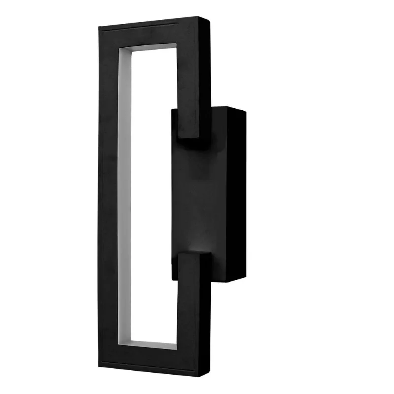 Arandela Soft Led 15W 3K 320X63X117Mm Bivolt Preto Perfiline Bronzearte