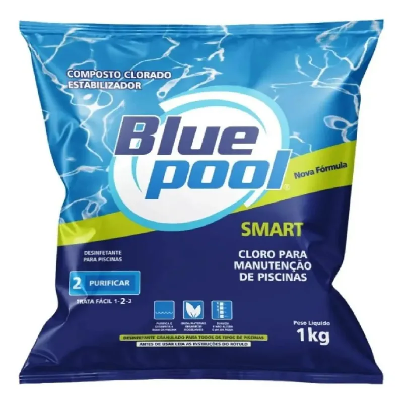 CLORO PARA PISCINA SMART BLUEPOOL 1 KG