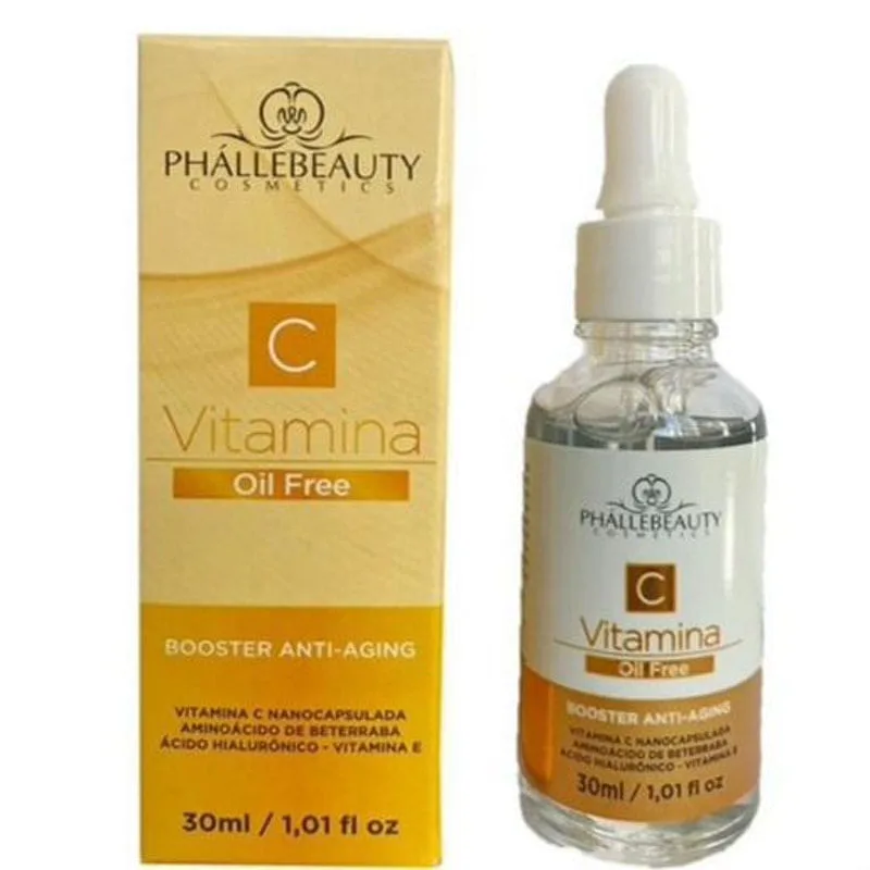 Sérum Vitamina C Oil Free Booster Anti-Aging Phállebeauty - Não Informado - Higiene E Perfumaria