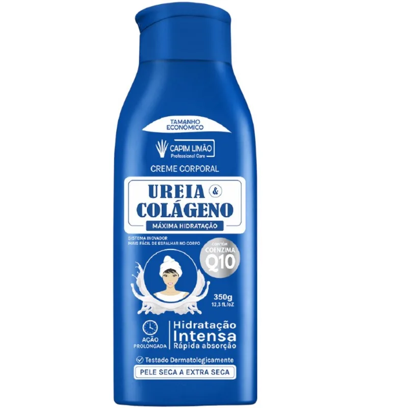 Hidratante Corporal Ureia E Colágeno Capim Limão 350g (MP)