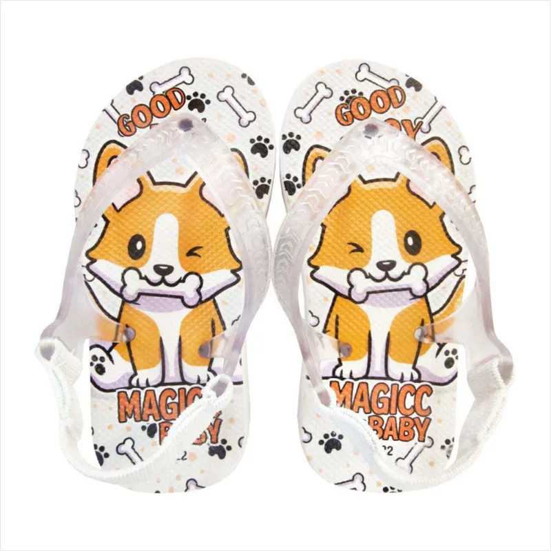 Chinelo Menino Bebê Sandália Cachorrinho com Osso Magicc Baby Chinelo Bebê Sandália Cachorrinho com Osso Magicc Baby