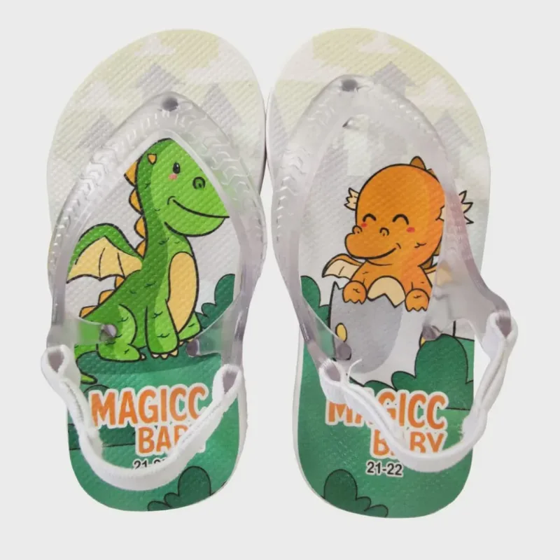 Chinelo Menino Bebê Sandália Dragão Bebê Magicc Baby