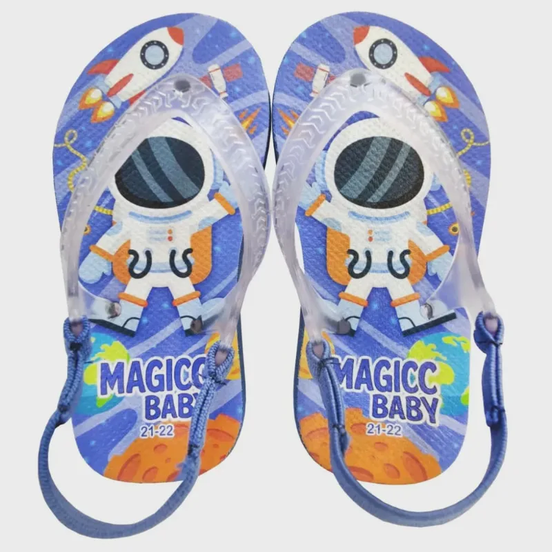 Chinelo Menino Bebê Sandália Space Astronauta Magicc Baby