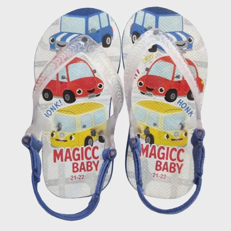 Chinelo Menino Bebê Sandália Super Carros Magicc Baby