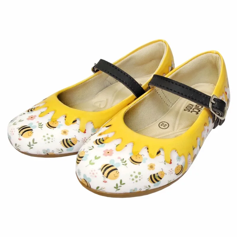 Sapatilha Infantil Feminina Abelhinha, Magicc Kids