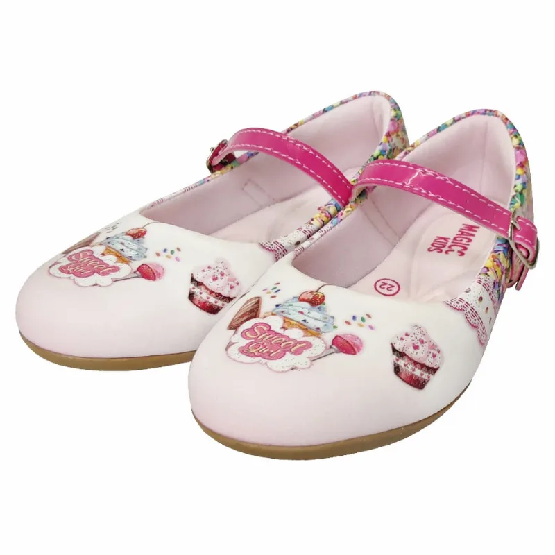Sapatilha Infantil Feminina Docinho Cup Cake, Magicc Kids