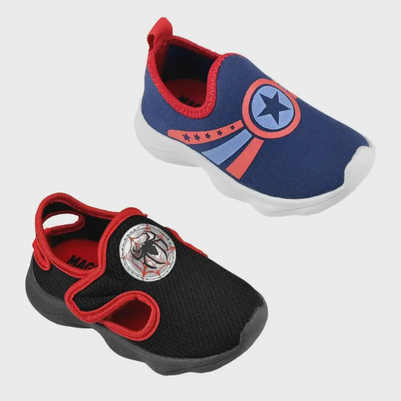 Kit Tênis Infantil Masculino Calce Fácil Magicc Kids TN-001 TN-003