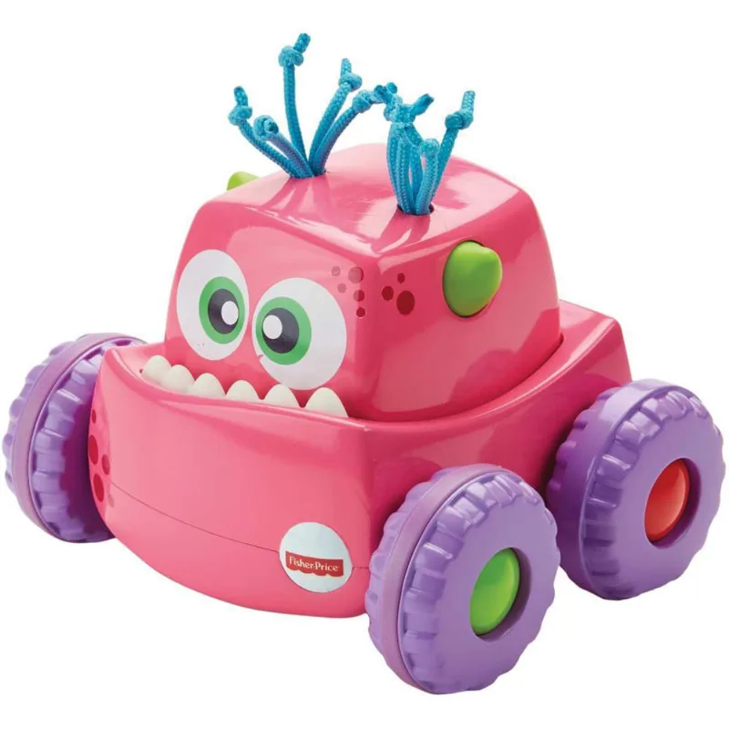 Fisher Price Brinquedo Veículo Monstro Rosa Mattel Drg14