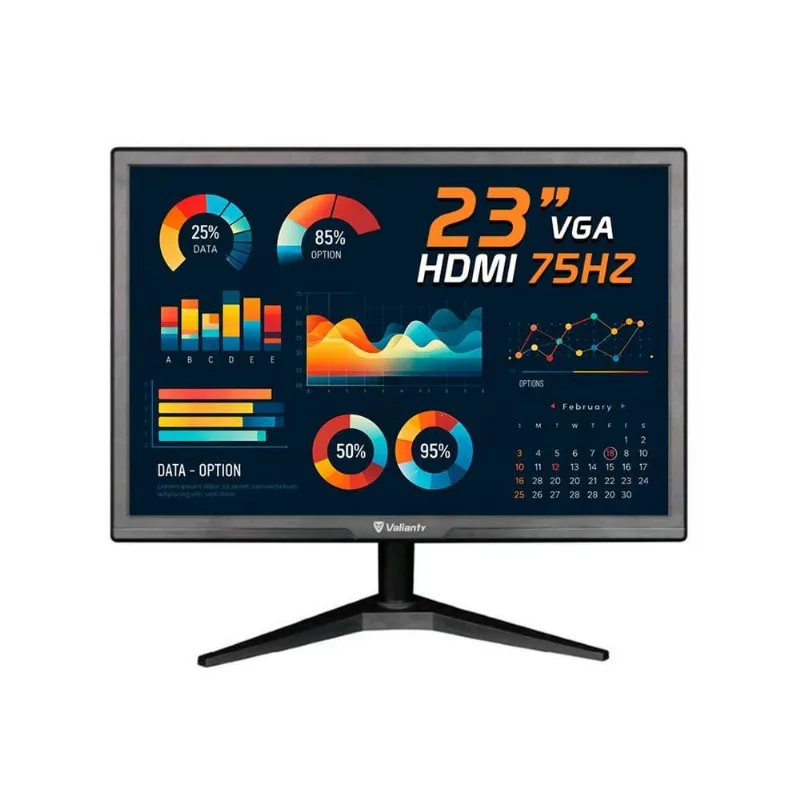 Monitor Valianty VT23X 23" Full HD 75Hz HDMI VGA 21206 (MP)
