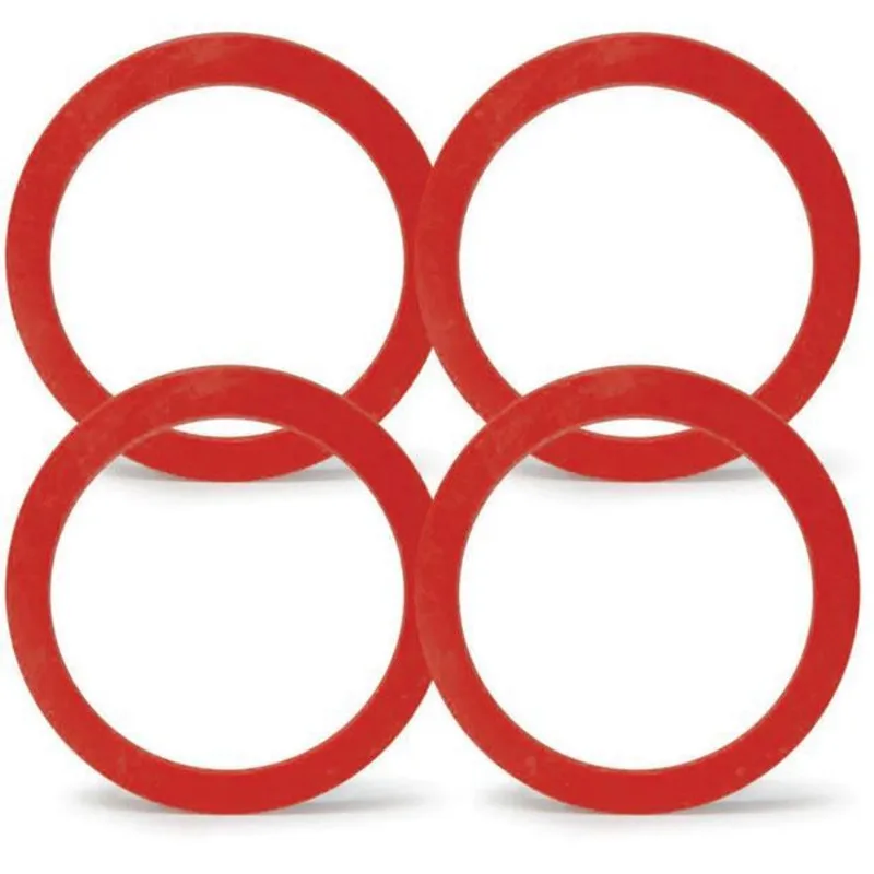Anel Centralizador De Roda 73.00mm Vermelho 4pc