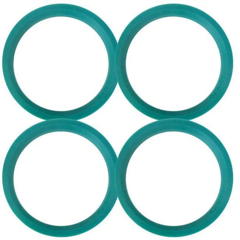 Anel Centralizador De Roda 73.00mm Verde 4pc