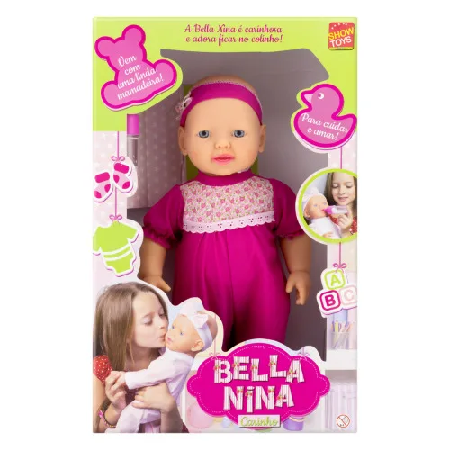 BONECA BELLA NINA CARINHO SHOW TOYS - CARINHO