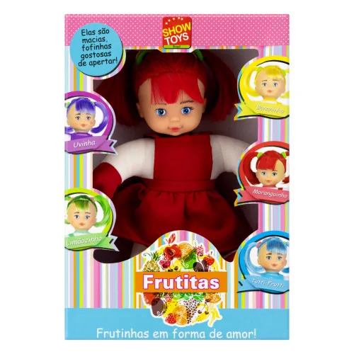BONECA MORANGUINHO FRUTITAS SHOW TOYS - MORANGUINHO