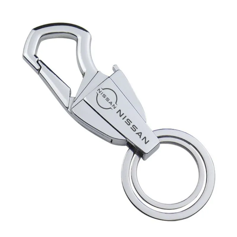 Chaveiro Para Nissan Prata Cromado Versa March Frontier - J
